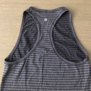 Lululemon Striped Purple Tank